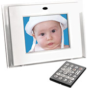 Edge 7" Digital Picture Frame Plus MP3 Player