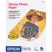 Epson Glossy Photo Paper, 8 1/2" x 11", 20/Pack