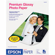 Epson Premium Photo Inkjet Paper, 8" x 10", High Gloss, Borderless, 20/Pack
