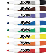 Expo Bullet Tip Dry-Erase Markers, Assorted, 8 Pack