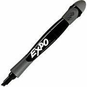 Expo Grip Chisel Tip Dry-Erase Markers, Black, 4 Pack