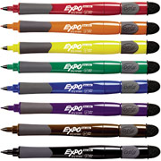Expo Grip Ultra Fine Tip Dry-Erase Markers, Assorted Colors, 8 Pack