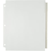 Extra Wide Tab Dividers, Clear, 5-Tab