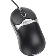 Fellowes wired 5-Button Optical Mouse with Microban Protection