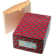 File Jackets, Reinforced Double Pli Tabs, Legal Size, 1" Expansion