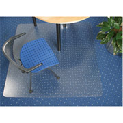 Floortex Rectangular 47" x 35" Polycarbonate Carpet Chairmat