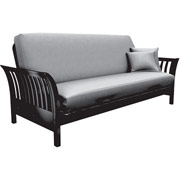 Florenzia Full-Sized Futon, Charcoal