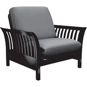 Florenzia Twin Sized Chair, Charcoal