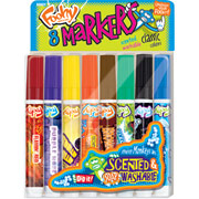 Foohy Classic Washable Markers, 8/Pack