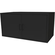 Foremost Hold'ems Modular Cube Storage System, Black 15"H X 30"W X 15"D Large Cube with Two Doors