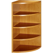 Foremost Hold'ems Modular Cube Storage System, Black 30"H x 15"W x 15"D Corner Radius Table