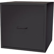 Foremost Hold'ems Modular Cube Storage System, Black Cube with One Drawer