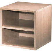 Foremost Hold'ems Modular Cube Storage System, Honey Oak 15"H x 15"W x 15"D Shelf Cube