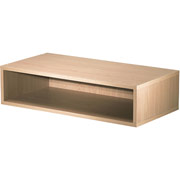 Foremost Hold'ems Modular Cube Storage System, Honey Oak Riser Shelf