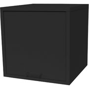 Foremost Holdems Modular Cube Storage System, Black Cube with Roll Top Door