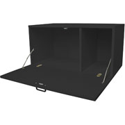 Foremost Hold,ems Modular Cube Storage System, Black Drop Down Desk
