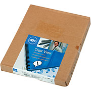 GBC ClearView Presentation Cover, Premium Clear, Oversized, 100 pieces