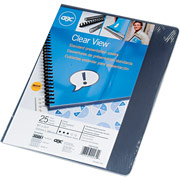 GBC ClearView Presentation Covers, Standard Clear, 25 pieces