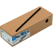 GBC CombBind Plastic Binding Spines, Black, 5/16", 40 Sheet Capacity, 100/Pack