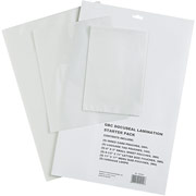 GBC Heat Seal 3 Mil, Clear Laminating Starter Kit