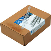 GBC WireBind Binding Spines, White, 3/8" Size, 75 Sheet Capacity, 100/pack