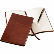 Gallery Leather Hardbound Journal, Black