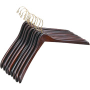 Generations Deluxe 18" Contoured Hardwood Coat Hangers