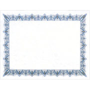 Geographics Blank Award Certificates, 11" x 8-1/2", Blue Border