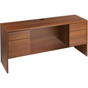 Global Adaptabilities 66" Kneespace Credenza, Honey