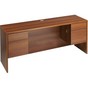 Global Adaptabilities 72" Kneespace Credenza, Honey