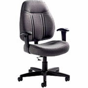 Global Deluxe Office Fabric Chair, Shadow