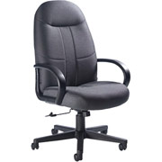Global Fabric Manager's Chair, Dark Gray