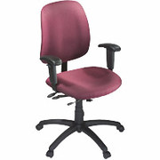 Global Goal Ergonomic Task Seating, Mid Back/Multi-Tilter, Gray