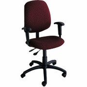 Global Goal Ergonomic Task Seating, Mid Back/Operator, Gray