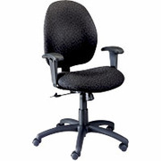 Global Graham Pneumatic Ergo-Tilter Swivel/Tilt Chair, Storm Gray