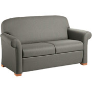 Global Health Care Bishop Loveseat, Premium Truffle Vinyl