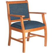 Global Health Care Massey Chair, Ultra-Premium Cobalt Blue Vinyl