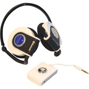 GoldLantern G-Lite Stereo Bluetooth Headset, White