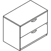 HON 10500 Series 2-Drawer Lateral File, Mahogany