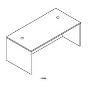 HON 10500 Series Desk Shell, 72" x 36", Mahogany