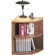 HON 10500 Series End Cap Bookshelf Organizer, Medium Oak
