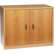 HON 10500 Series Storage Cabinet, Medium Oak