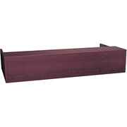 HON 10500 Series Transaction Counter for 72" Desk, Mahogany Finish