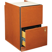 HON 10700 Series, 2-Drawer File Pedestal, Henna Cherry