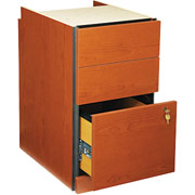 HON 10700 Series, 3-Drawer File Pedestal, Henna Cherry