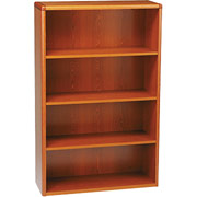 HON 10700 Series, 4-Shelf Bookcase, Henna Cherry