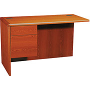 HON 10700 Series 48" Left Return for L-Workstation, Henna Cherry