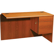 HON 10700 Series 48" Right Return for L-Workstation, Henna Cherry