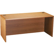 HON 10700 Series, 66" Desk Shell, Medium Oak