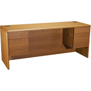 HON 10700 Series 72" Credenza with Kneespace, Medium Oak